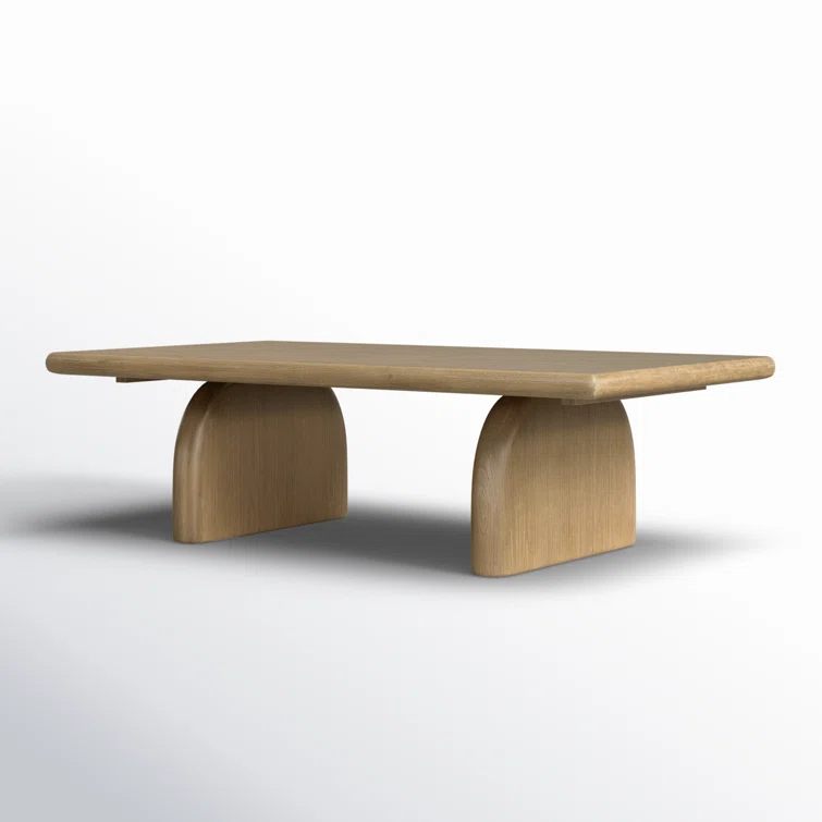 Sorrento Rectangular 54'' Brown Solid Oak Coffee Table