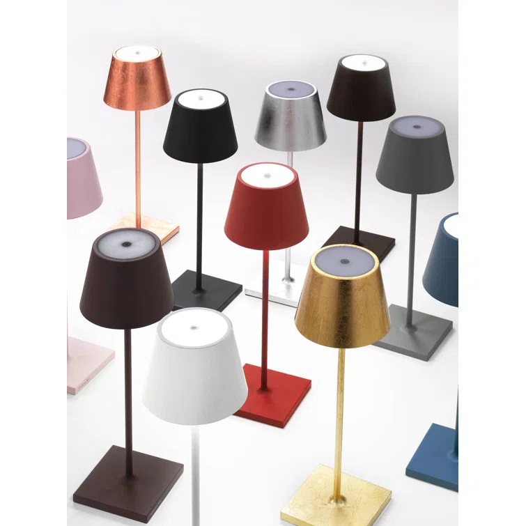 Dark Grey Cordless Adjustable Outdoor LED Table Lamp