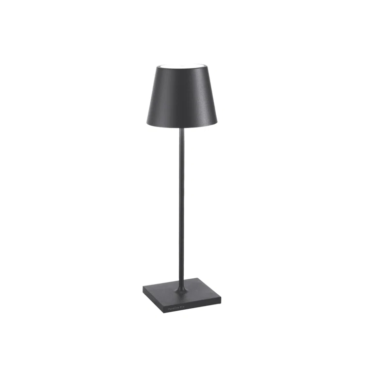 Dark Grey Cordless Adjustable Outdoor LED Table Lamp