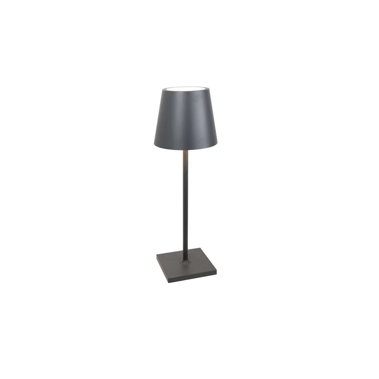 Dark Grey Cordless Adjustable Outdoor LED Table Lamp