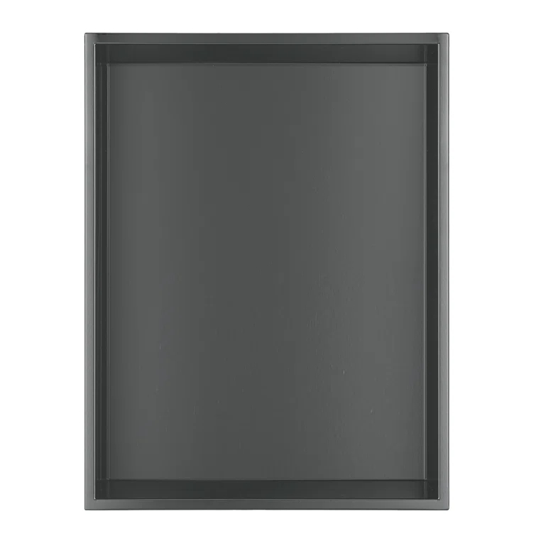 12-in x 16-in Ultra-thin Frame Recessed Stainless Steel Shower Niche