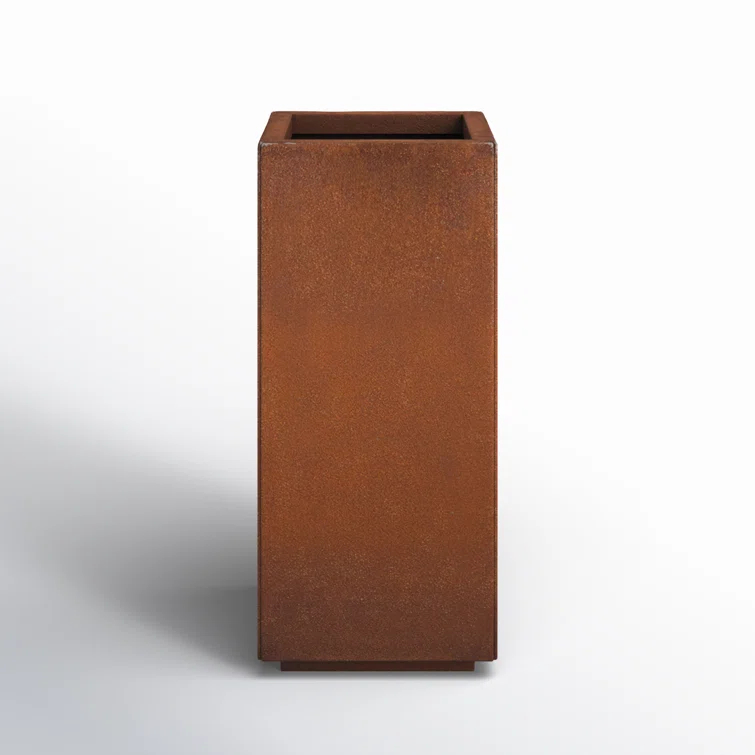 Corten Steel Series Pedestal Planter
