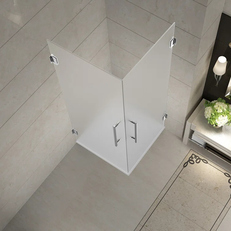 Vanora 30" x 72" Square Hinged Shower Enclosure
