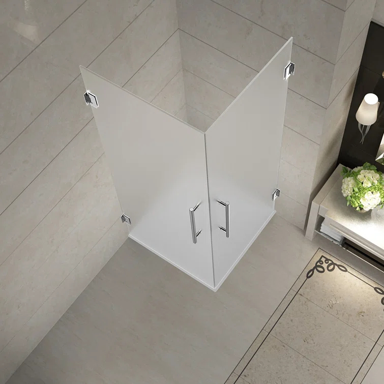 Vanora 30" x 72" Square Hinged Shower Enclosure