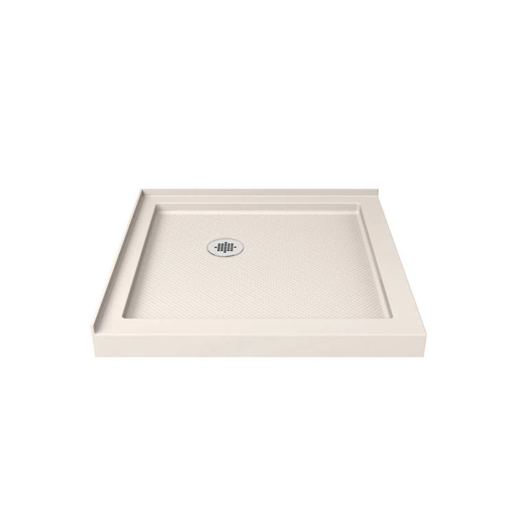 DreamLine SlimLine 36" W x 36" D Double Threshold Shower Base DLT-1036360-22