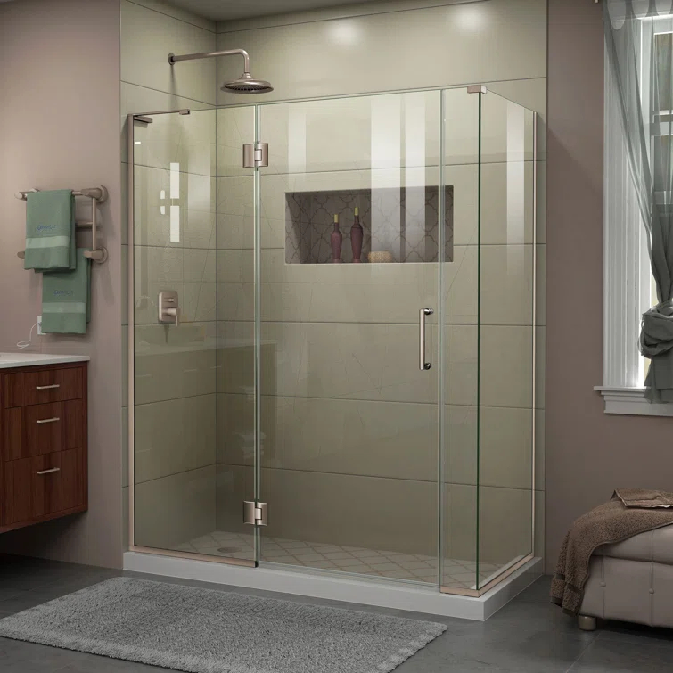 Unidoor-X 60" x 72" Rectangle Hinged Shower Enclosure