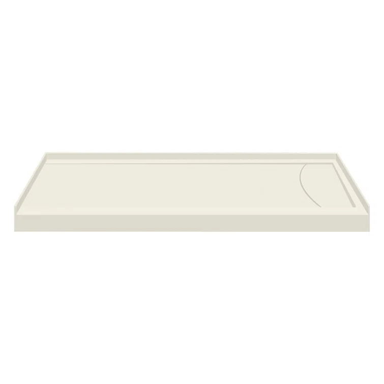 Transolid Transolid 60-in x 32-in Cast Solid Surface Tub Replacement Base Linear FSLB6032R-02