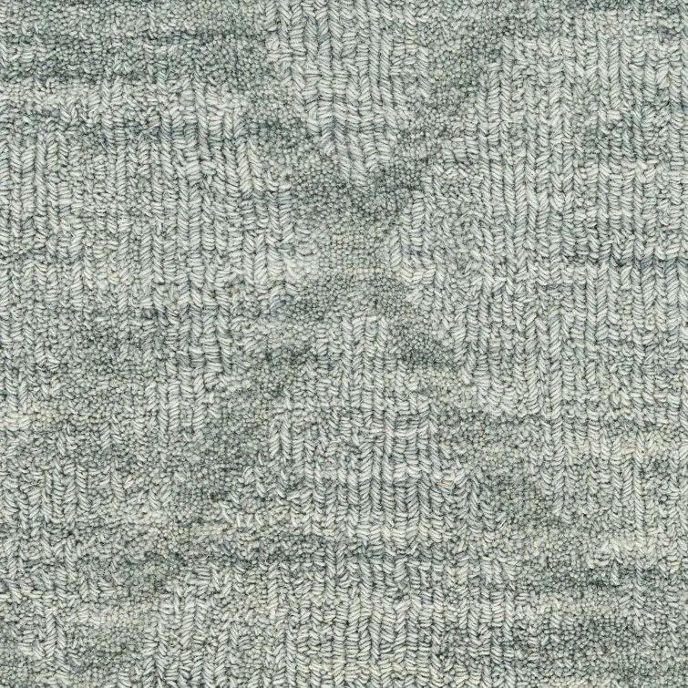 Nourison Wool Haven Blue Modern Wool Indoor Rug