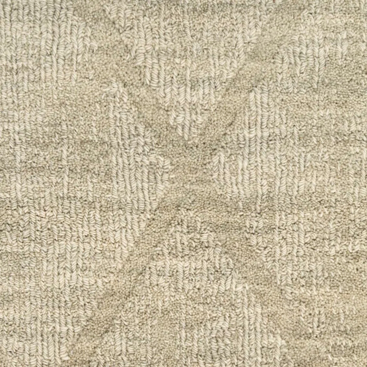 Nourison Wool Haven Sage Modern Wool Indoor Rug