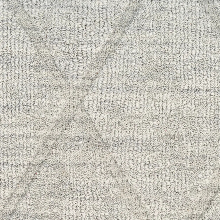 Nourison Wool Haven Grey Modern Wool Indoor Rug