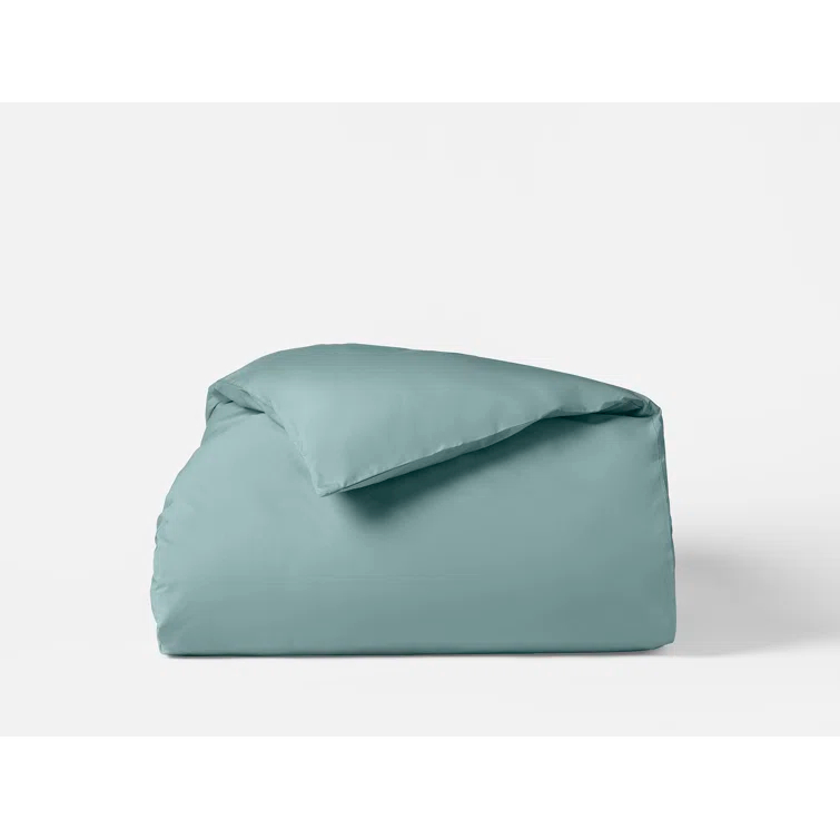 Refined Organic Percale Duvet Cover