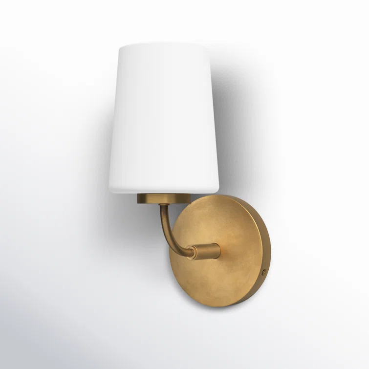 Fitz Single Frosted Dimmable Bath Sconce
