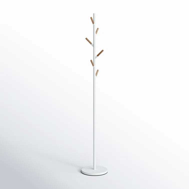 Yamazaki Home Coat Hanger, Steel, Weighted Base