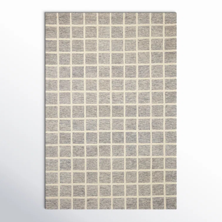 Chris Loves Julia x Loloi Polly Handmade Slate/Ivory Rug