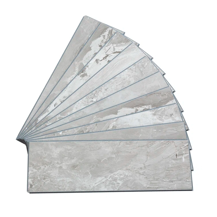 Palisade 22.8 in. x 7.31 in. Interlocking Vinyl Waterproof Wall/Backsplash Tiles