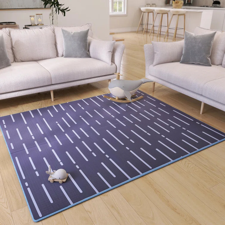 Evolur Cozycush Reversible Non-toxic Baby Kids Playmat|| Foldable Large Thick Foam Crawling Playmats For Toddlers|waterproof Portable Playmat For Babies | Yoga/picnic/game Mat|indoor/outdoor