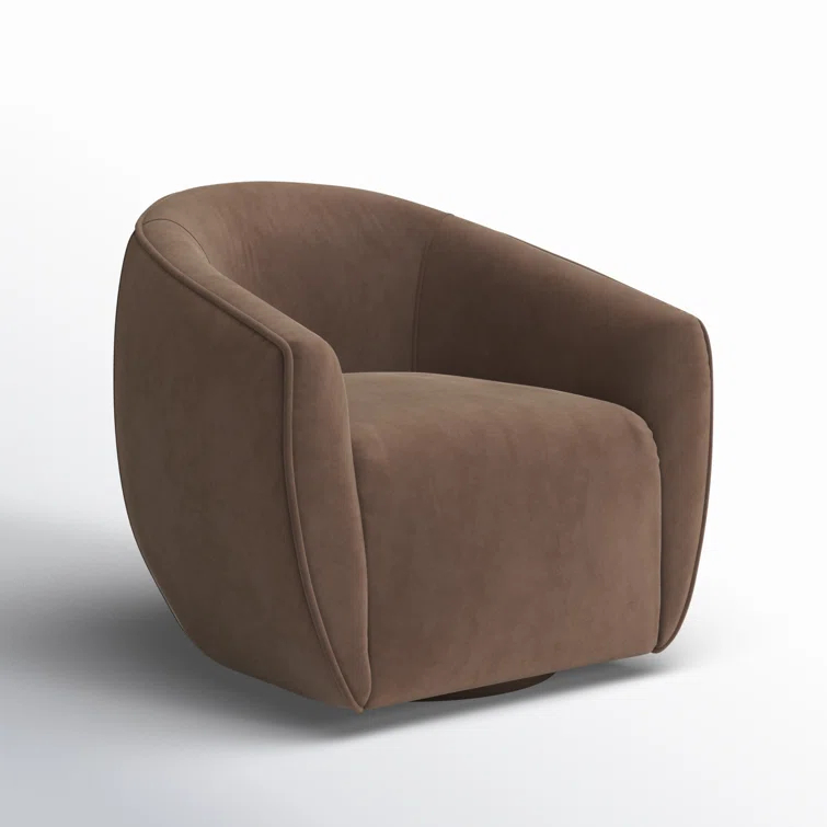 Layla Upholstered Swivel Barrel Chair