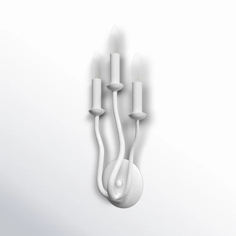 Bostick Sconce - White / 3 Light