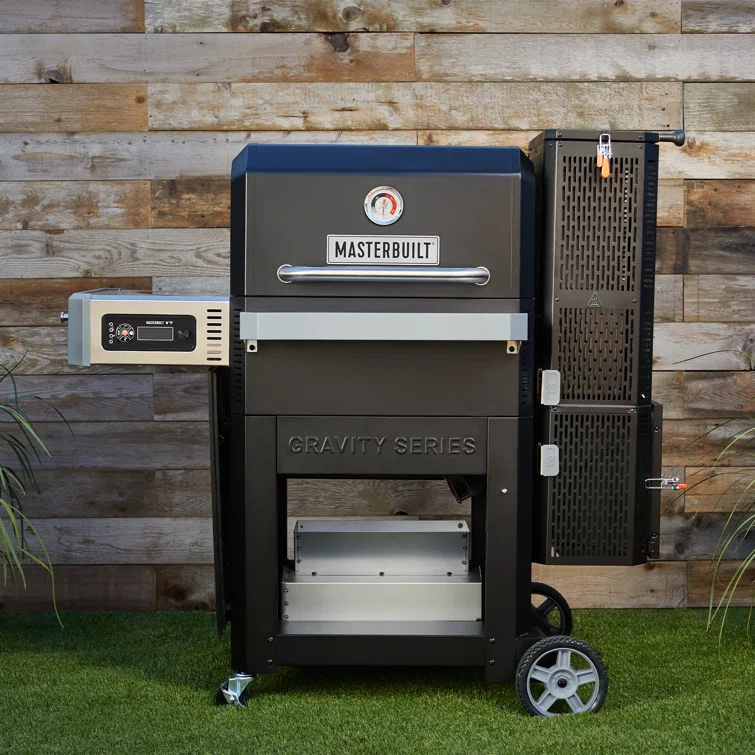 Masterbuilt Gravity Series 800 Digital Barrel Charcoal Grill with Smoker