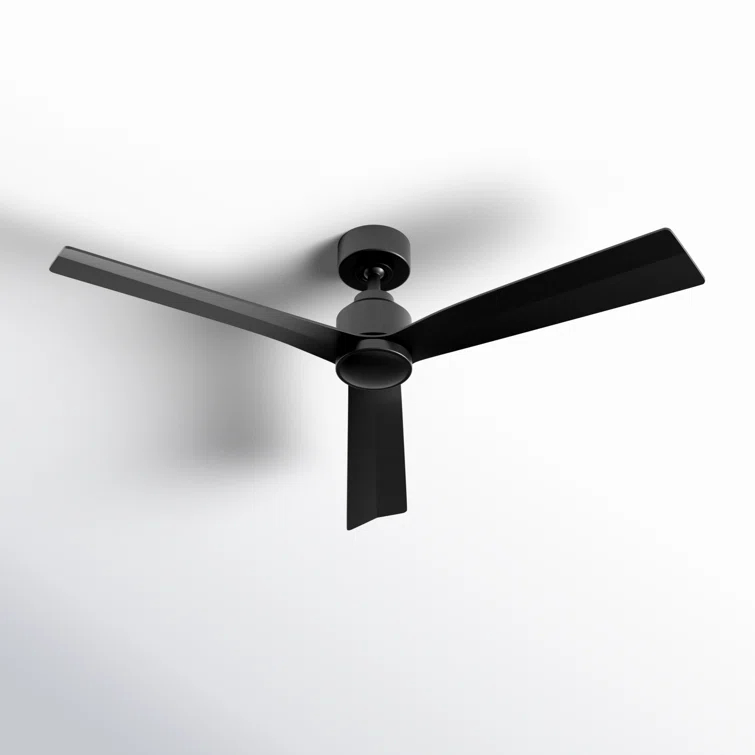 52" Smart Home Compatible 3 Blade Smart Ceiling Fan with Remote