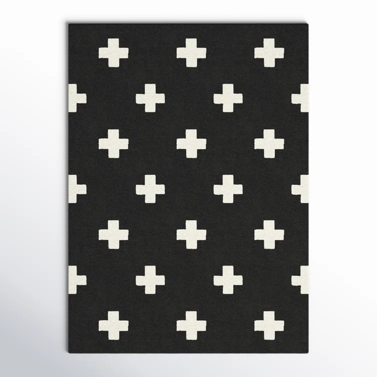 Cavan Hand Tufted Wool Black Rug