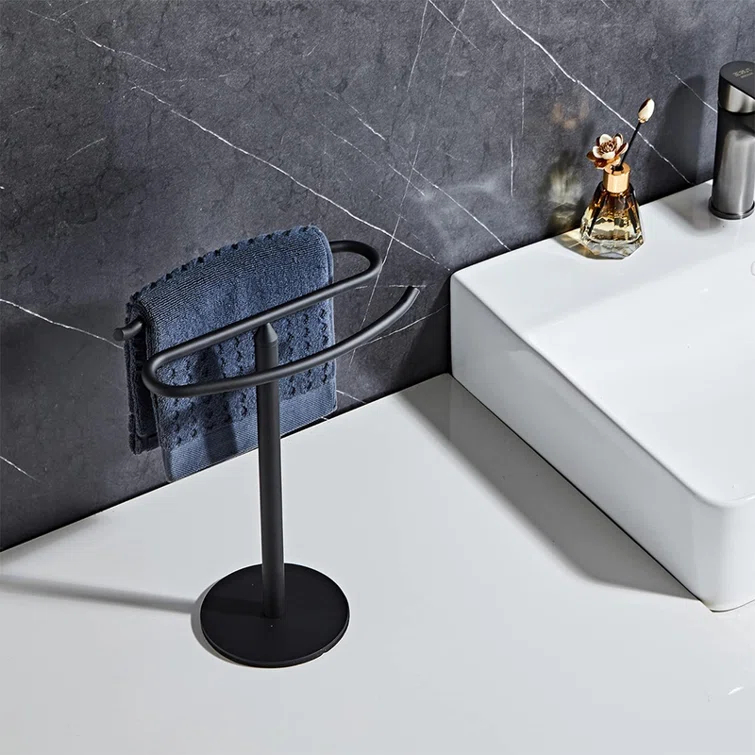 JASODI F0BMKV61HX Hand Towel Holder Stand, Free-Standing Towel Rack
