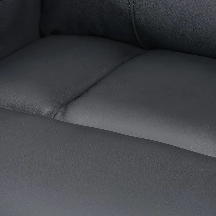 Orren Ellis Leather Home Theater Seating Dual Power Movie Theater Chairs Theater Recliner Sofa