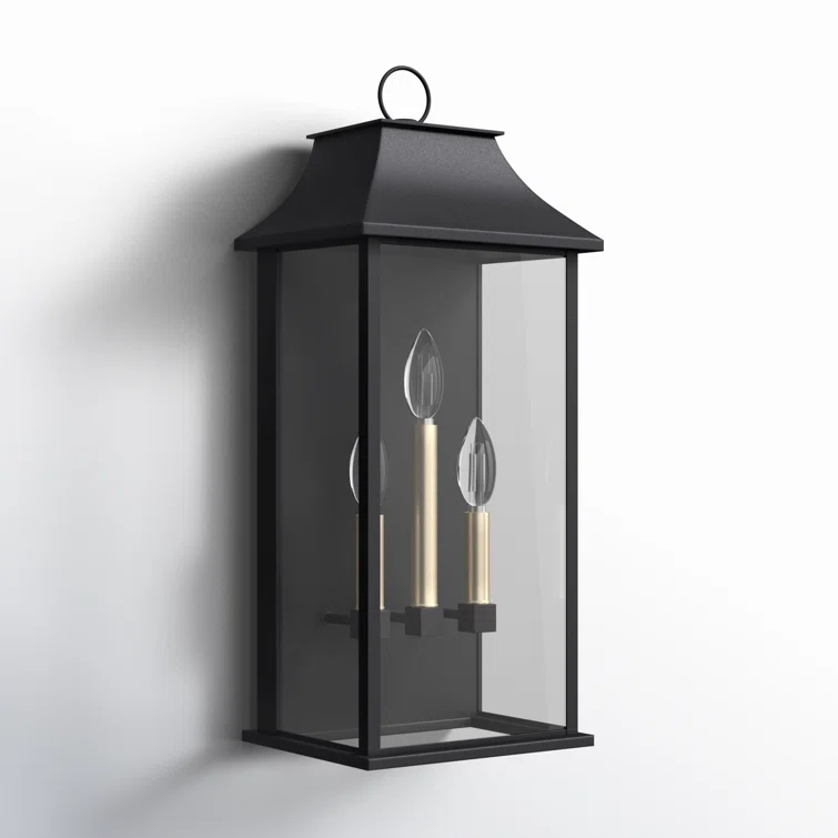 Witcher 3 - Light Glass Outdoor Wall Lantern with Dusk to Dawn