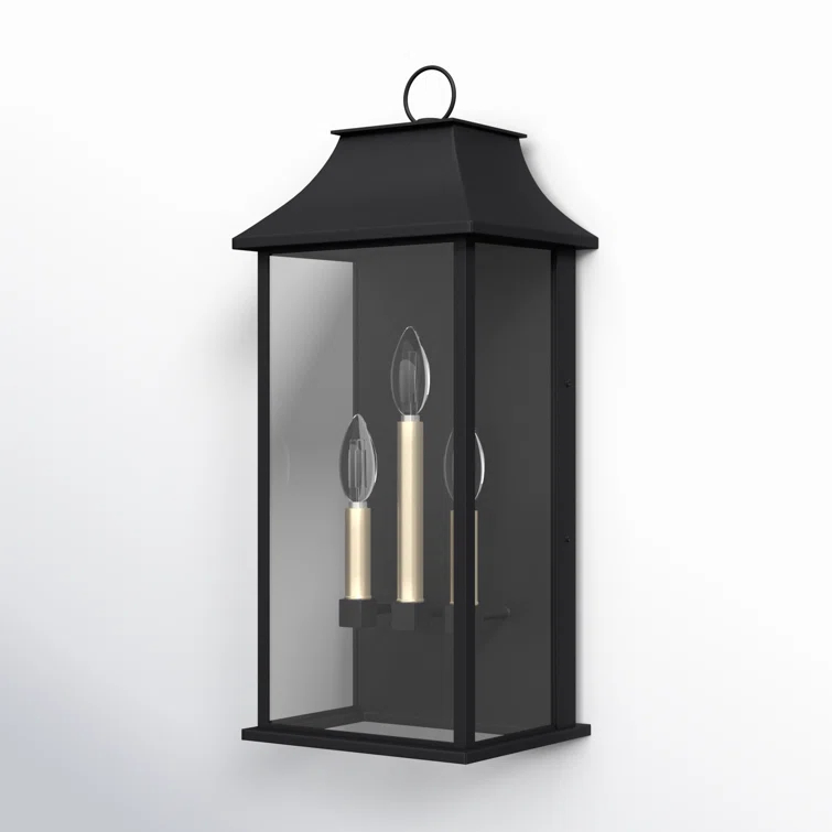 Witcher 3 - Light Glass Outdoor Wall Lantern with Dusk to Dawn