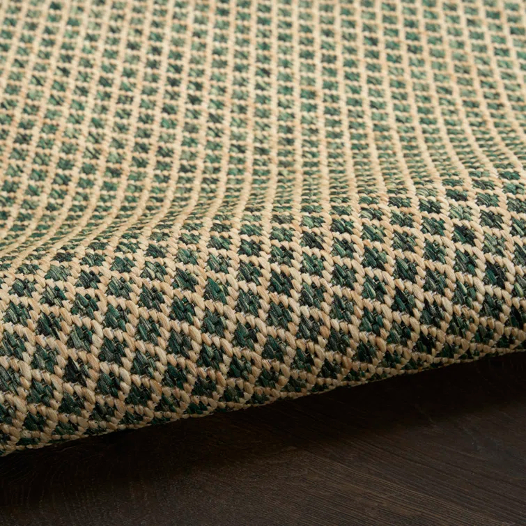 Hartigan Green Modern Indoor/Outdoor Rug