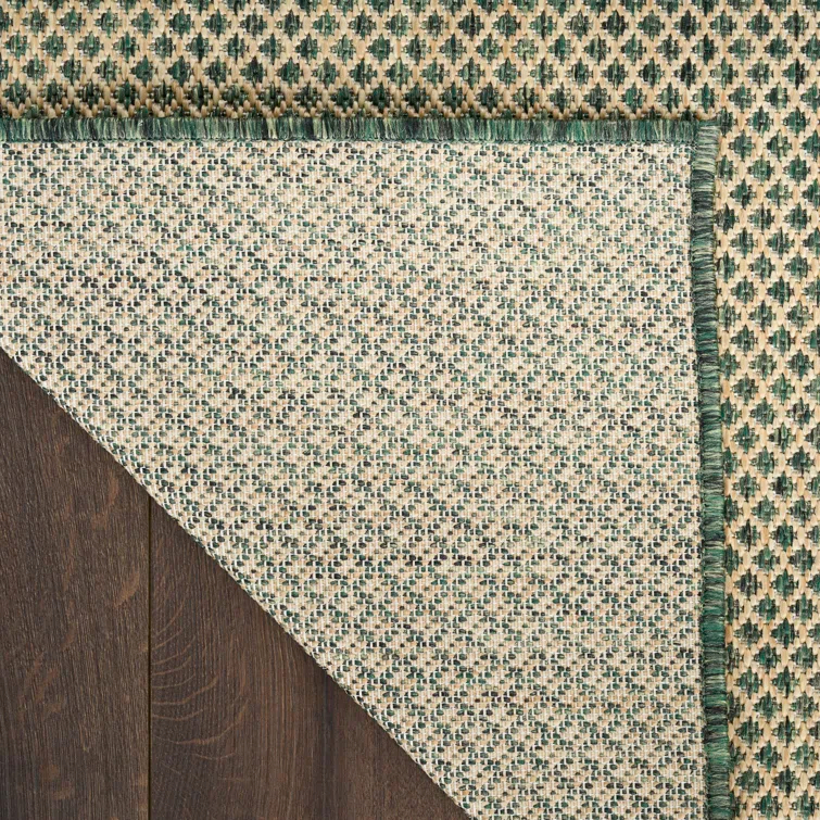 Hartigan Green Modern Indoor/Outdoor Rug