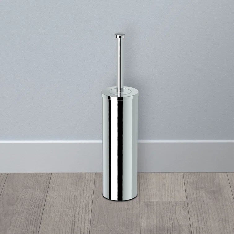 Latitude II 15"H Toilet Brush and Stainless Steel Holder