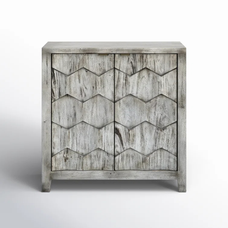 Blancheville Solid Wood Storage Cabinet