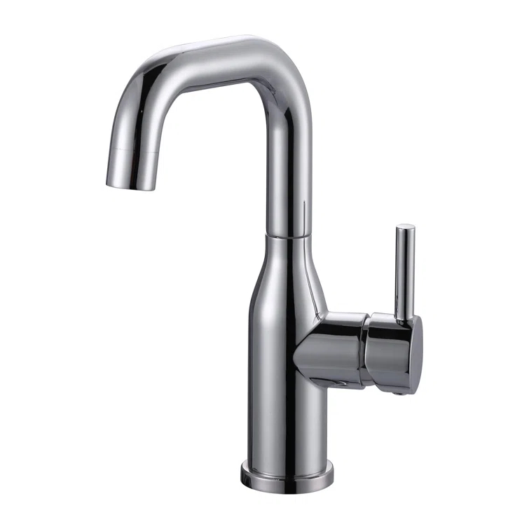 Aleasha Single Handle Deck Mounted Bar Faucet Inclued Supply Lines AL-4M04C