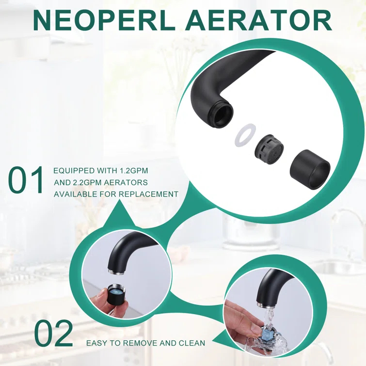 Single Handle Deck Mounted Bar Faucet Inclued Supply Lines