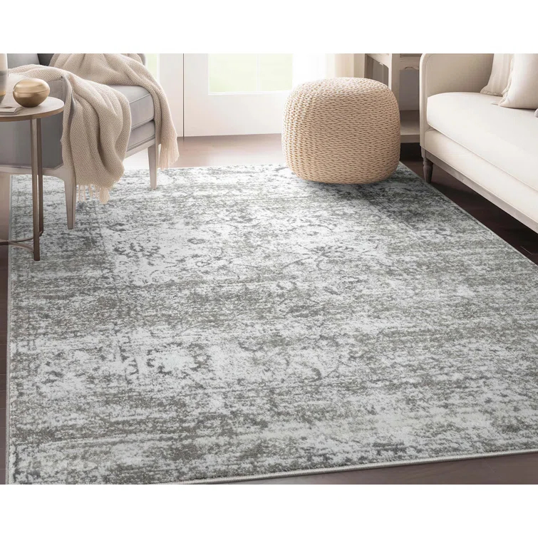 Vintage Oriental Ivory Area Rug