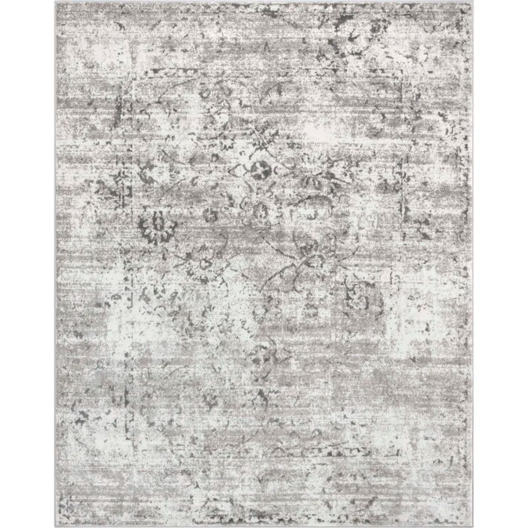 Vintage Oriental Ivory Area Rug