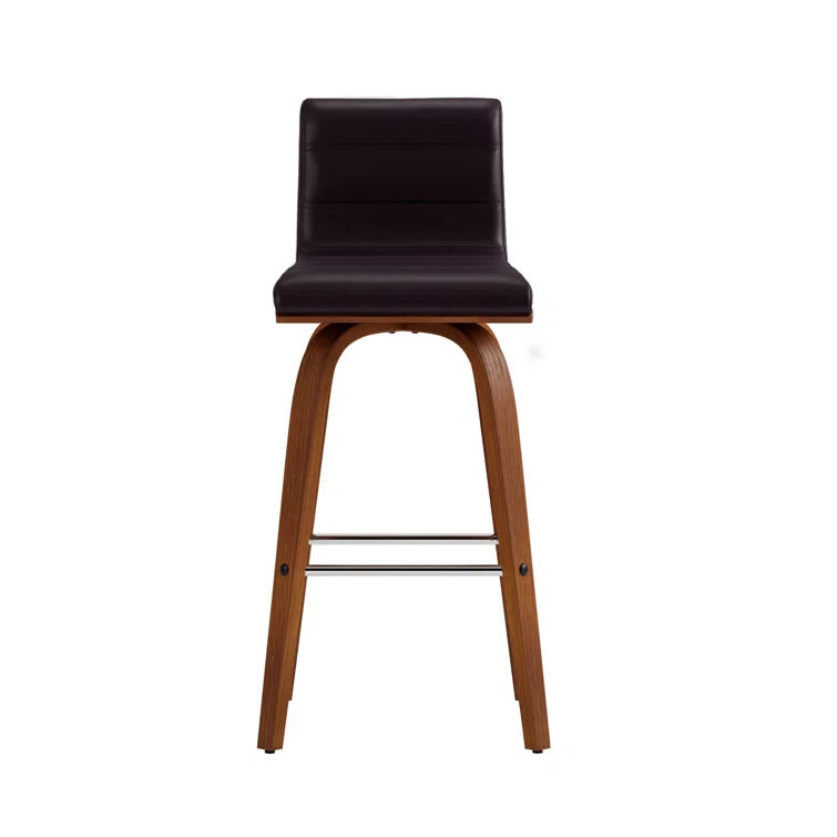 Biance Solid Wood Swivel Bar & Counter Stool