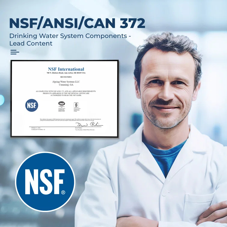 iSpring WSPARJ-BP Whole House Prefilter, Spin-Down Sediment Water Filter with Bypass, Upgraded Clear Housing, Jumbo Size, Flushable and Reusable, Touch-Screen Auto Flushing, 4 Modes