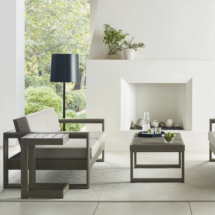 Lucia Bronze Outdoor LED Floor Lamp with Integrated Dimmer