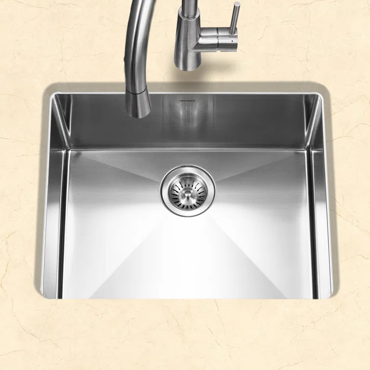 Savoir 23'' L Undermount Single Bowl Stainless Steel Kitchen Sink
