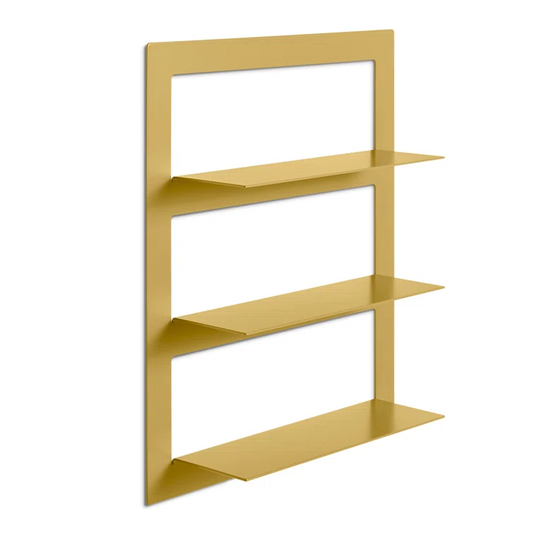 Shwall 3 Piece Powder Coated Metal Tiered Shelf