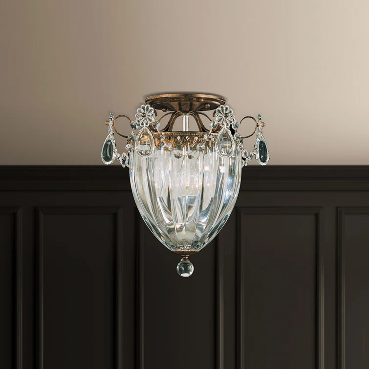 Bagatelle Crystal Semi Flush Mount