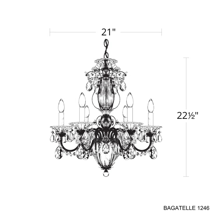 Bagatelle 7 - Light Classic / Traditional Chandelier