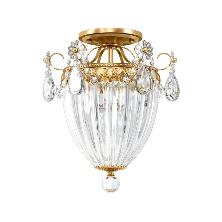 Bagatelle Crystal Semi Flush Mount