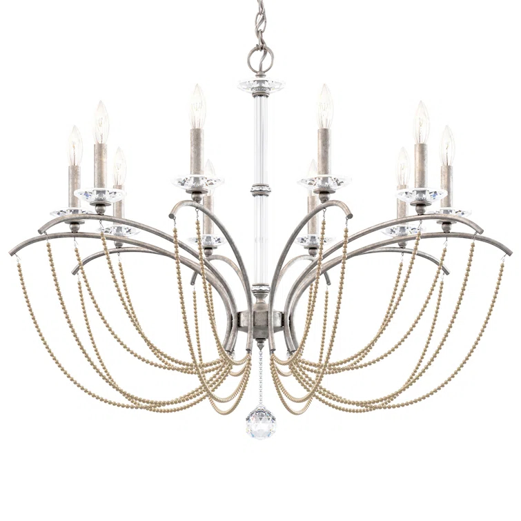 Priscilla 10 - Light Dimmable Classic / Traditional Chandelier