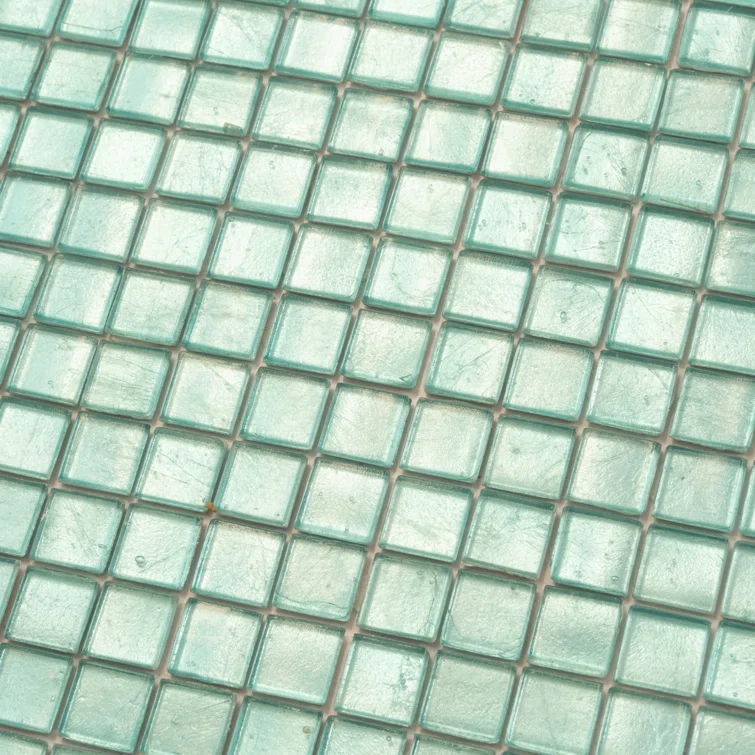 Skosh 0.6" x 0.6" Glass Grid Mosaic Wall & Floor Tile