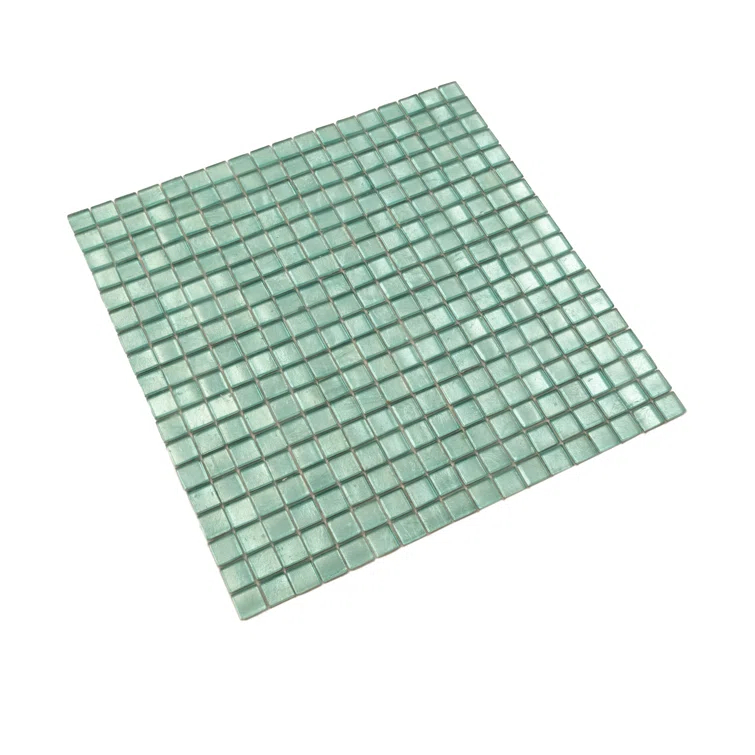 Skosh 0.6" x 0.6" Glass Grid Mosaic Wall & Floor Tile