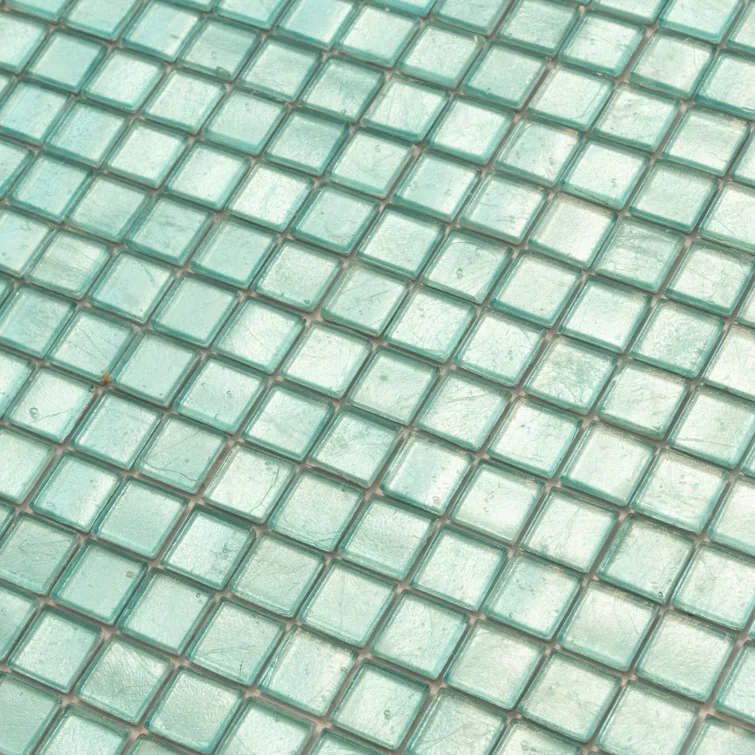 Skosh 0.6" x 0.6" Glass Grid Mosaic Wall & Floor Tile