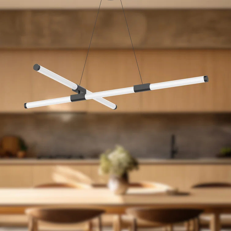Akari 2 - Light Dimmable LED Modern Linear Chandelier